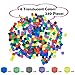 AiFanS 240 Pieces Centimeter Cubes CountingSorting ToyPlastic Math CubesEarly Development Activity Games with Portable BoxTranslucent6 Colors - Image 4