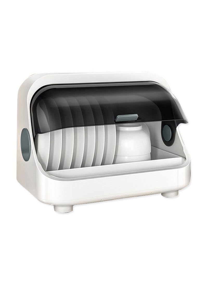 Arabest Countertop Drying Cup Cabinet, Portable Mini Automatic Sterilisers Disinfection Machine for Tableware, Drain/dry/disinfect/storage for Home Restaurant  - Image 1