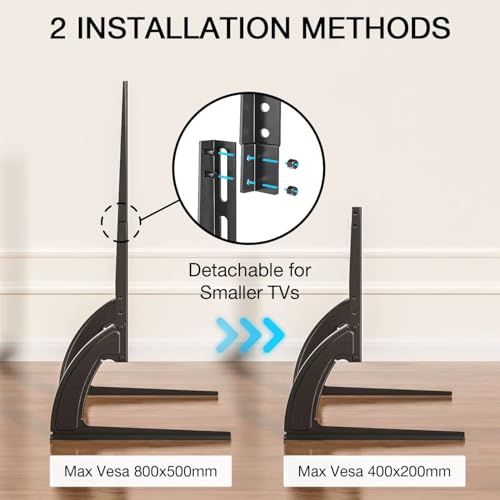Gadget Wagon 32 to 65 inches LED TV Table Top Desk Stand | 40 kgs Load Capacity - Image 2