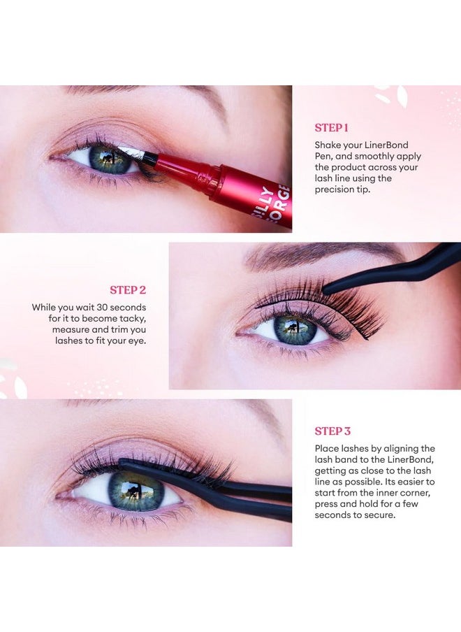 Silly George Supernatural Lash | Clear And Flexible Band Natural Look Comfortable Lightweight (Cassiopeia)  - Image 3