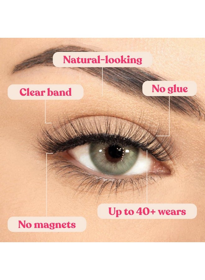Silly George Supernatural Lash | Clear And Flexible Band Natural Look Comfortable Lightweight (Cassiopeia)  - Image 4