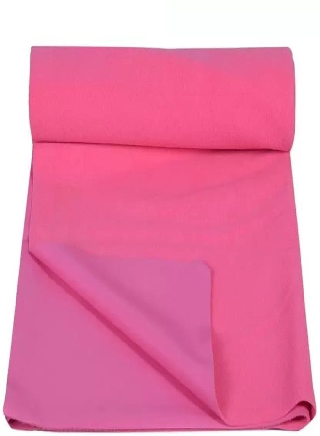 Softmore Baby Waterproof Bed Protector Sheet | Dry Sheet for Baby, Baby Bed Protector, Waterproof Sheet (Light Pink, Large) - Image 1