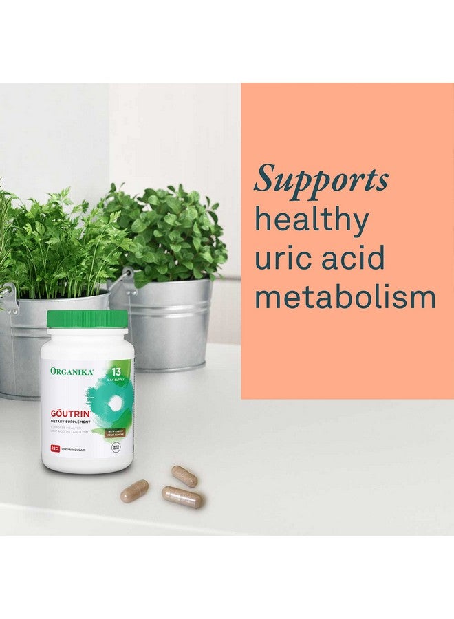 Organika جوترين يساعد في تخفيف أعراض النقرس يساعد في استقلاب حمض اليوريك دعم المفاصل 120 كبسولة - Image 5