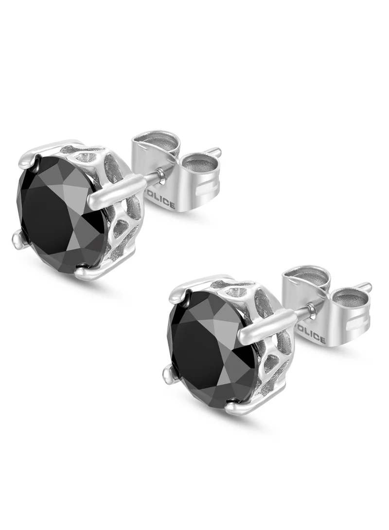 بوليس Soul Stud Earrings with Black Stone