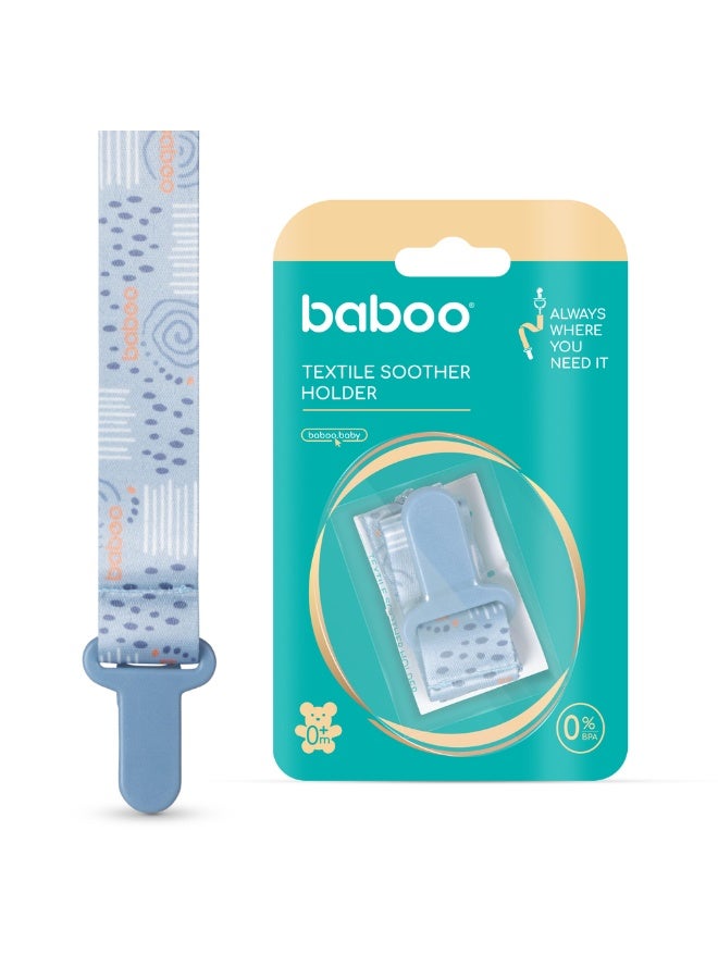 Baboo مشبك مصاصة الأطفال - ضباب أزرق - 0 شهر وما فوق - Image 1