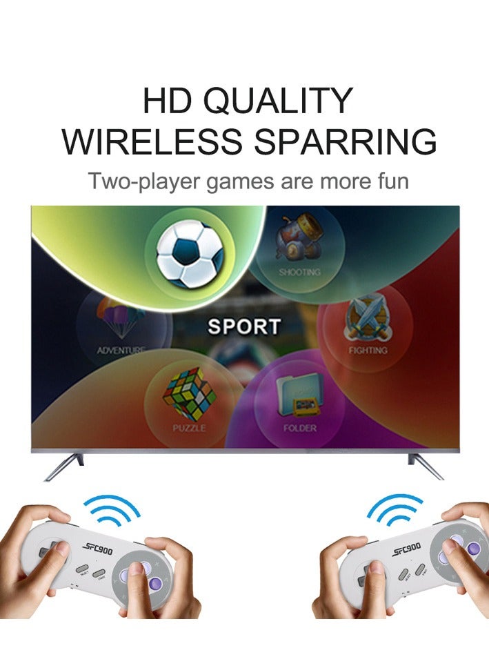 Retro Game Console with 4K Output - Handheld Video Games Emulator Console Wireless Controller, HDMI HD Output - Plug N Play 16BIT Console with 5000 Retro Video Games  - Image 5