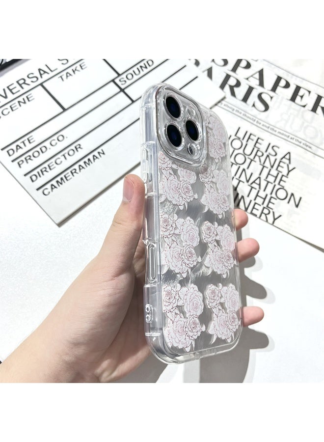 NIBEMINENT High End Flowers Protective TPU Case Cover For iPhone 14 Pro Clear - Image 2