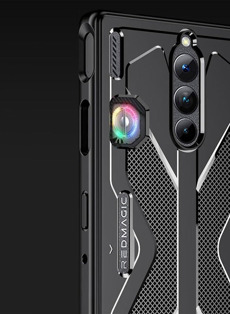 Captaintech Flexible TPU Case for Red Magic 8s Pro, Anti Scratch Shockproof Phone Cover, Designed for RedMagic 8s Pro, Sleek Black Design - Image 5