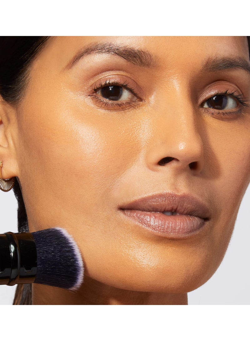 Retractable Black Brush for Liquid, Cream and Powder Face Makeup - Image 4