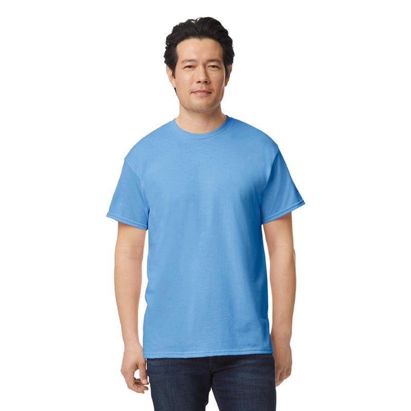 Gildan Unisex Adult Dryblend T-shirt, Style G8000, Multipack, Carolina Blue (2-pack), Small US - Image 2