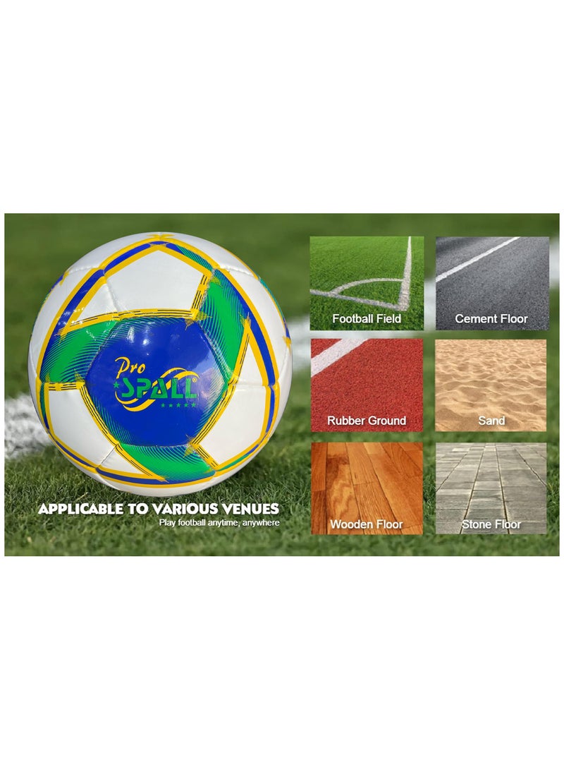 سبال كرة القدم كرة القدم لمباريات كأس العالم أفضل كرة مقاومة للماء للاستخدام في الأماكن المغلقة/الخارجية للتدريب الاحترافي ومطابقة الرجال والنساء للشباب والكبار - Image 4