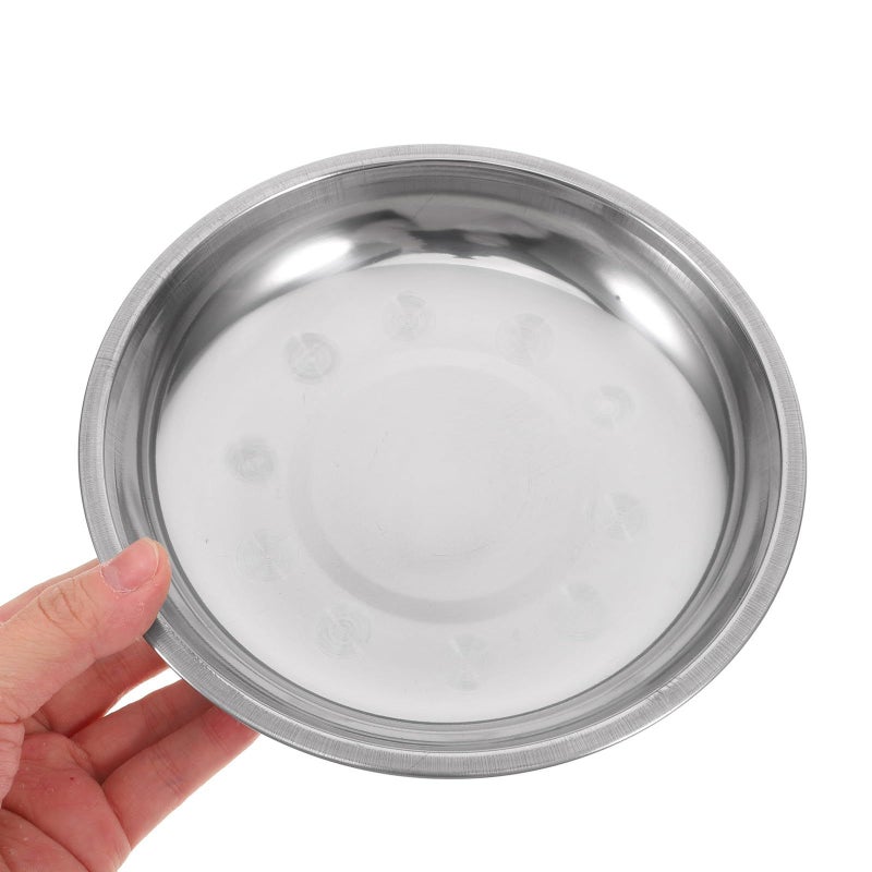 Stainless Steel 18cm Deepened Serving Trays 6pcs Bbq Steak Pasta Reusable Kitchen Containers - Image 5