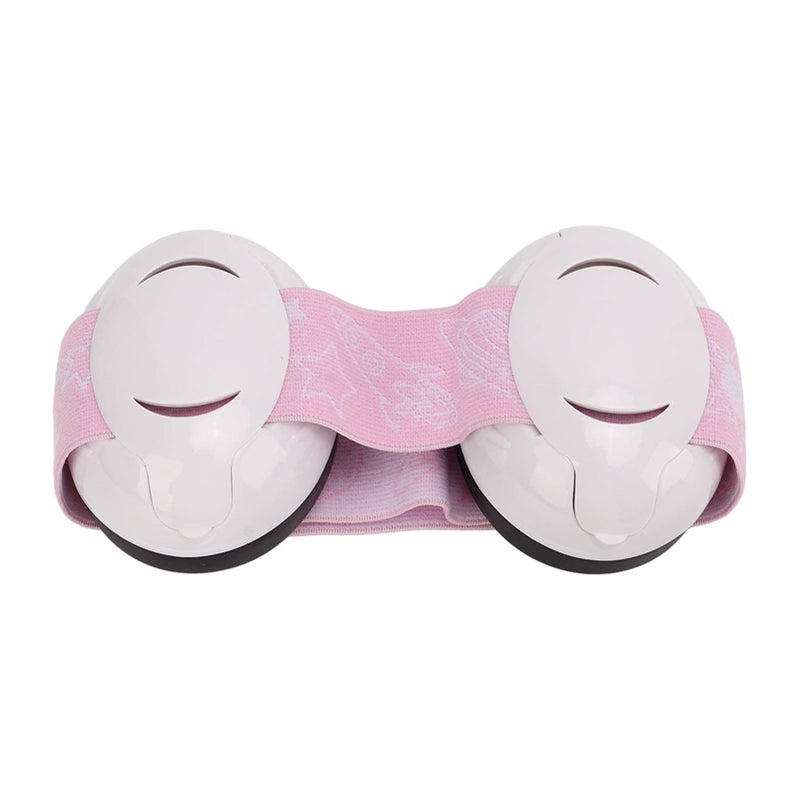 Baby Ear Muffs Hearing Protection Adjustable Headband For Travel Sleep Parties Pink - Image 2