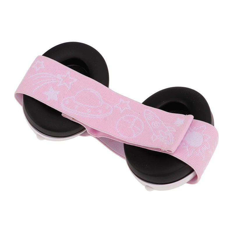 Baby Ear Muffs Hearing Protection Adjustable Headband For Travel Sleep Parties Pink - Image 5
