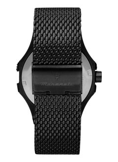 Maserati Aqua Edition Men’s Black Stainless Steel Mesh Strap Watch R8853144002 - 44mm  - Image 4
