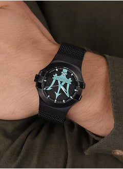 Maserati Aqua Edition Men’s Black Stainless Steel Mesh Strap Watch R8853144002 - 44mm  - Image 5