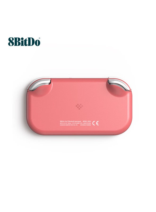8بت دو 8bitdo Lite 2 وحدة تحكم لاسلكية بلوتوث للألعاب من أجل Zelda: Tears Of The Kingdom، وحدة تحكم استشعار الحركة تهتز لأجهزة أندرويد، Coral Red - Image 4
