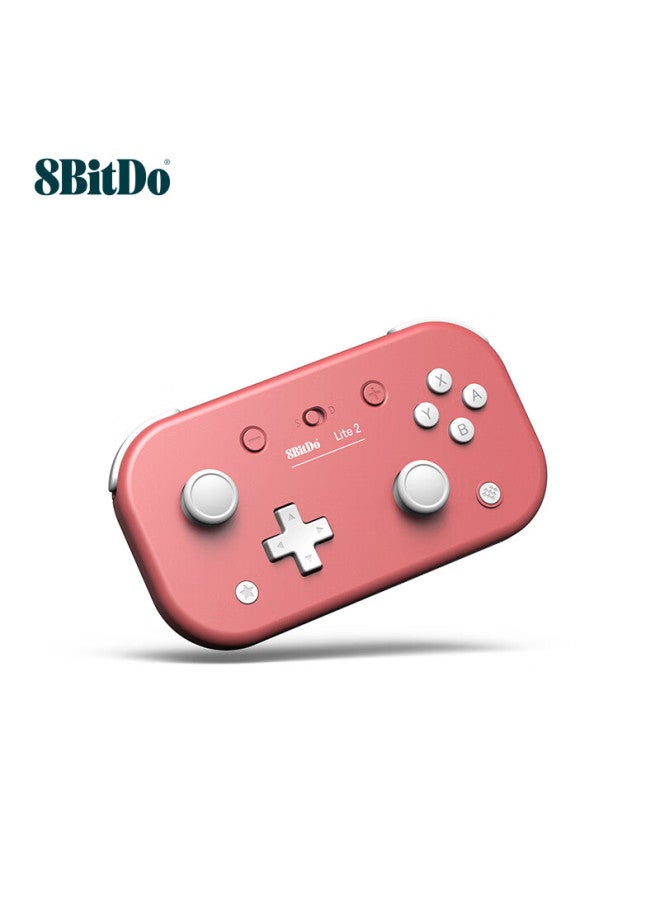 8بت دو 8bitdo Lite 2 وحدة تحكم لاسلكية بلوتوث للألعاب من أجل Zelda: Tears Of The Kingdom، وحدة تحكم استشعار الحركة تهتز لأجهزة أندرويد، Coral Red - Image 5