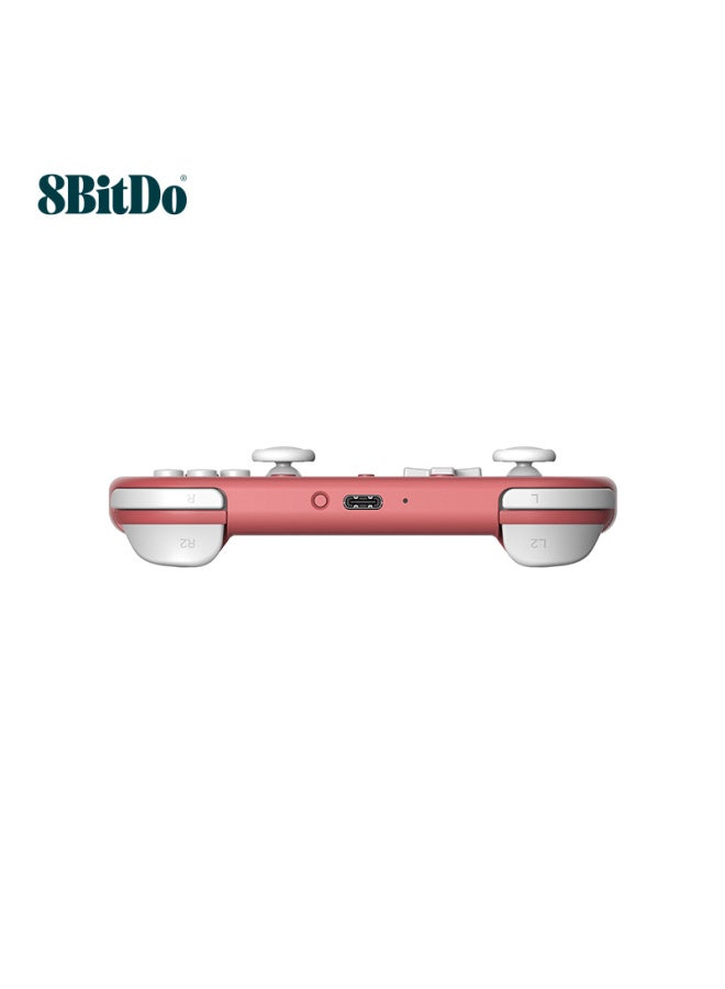 8بت دو 8bitdo Lite 2 وحدة تحكم لاسلكية بلوتوث للألعاب من أجل Zelda: Tears Of The Kingdom، وحدة تحكم استشعار الحركة تهتز لأجهزة أندرويد، Coral Red - Image 3