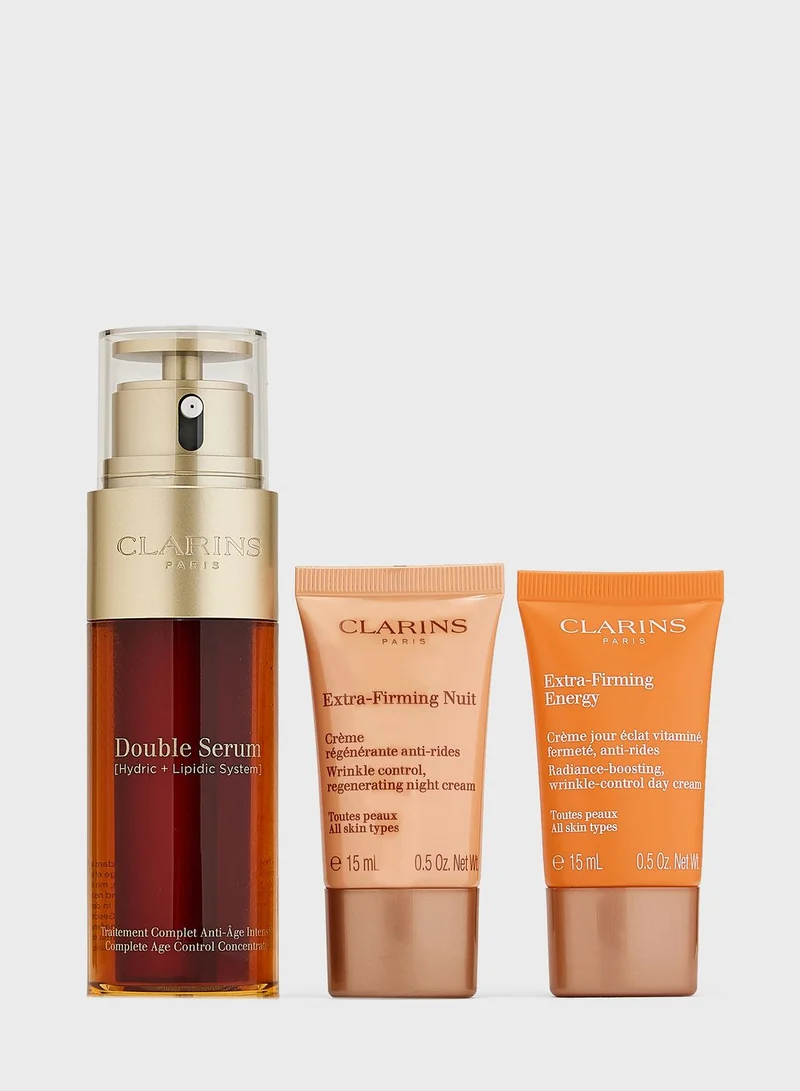 CLARINS Double Serum & Extra-Firming Routine Set