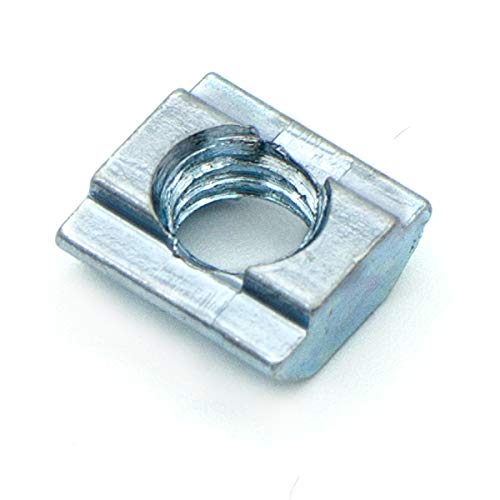 TOPINSTOCK Pre-Assembly T Nut Size M6 for 2020 Aluminum Extrusion Pack of 100 (M6) - Image 1