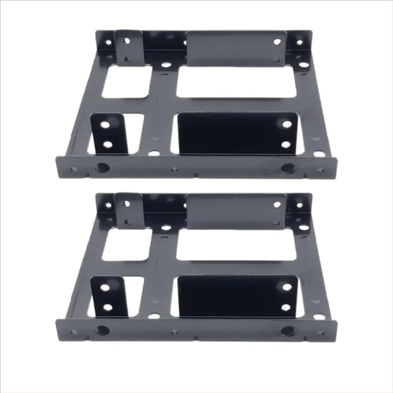 WiredCom ® |2 Pcs| 2.5 to 3.5 Bay Internal Hard Disk HDD SSD Bracket Hard Drive Dual Desktop SSD Mounting Bracket Trey - Image 5