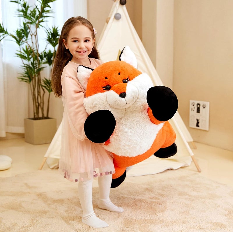 IKASA Giant Fox Stuffed Animal Plush Toy, 30 inches Large Big Jumbo Soft Toys for Kids Girls Boys Girlfriend - Image 3
