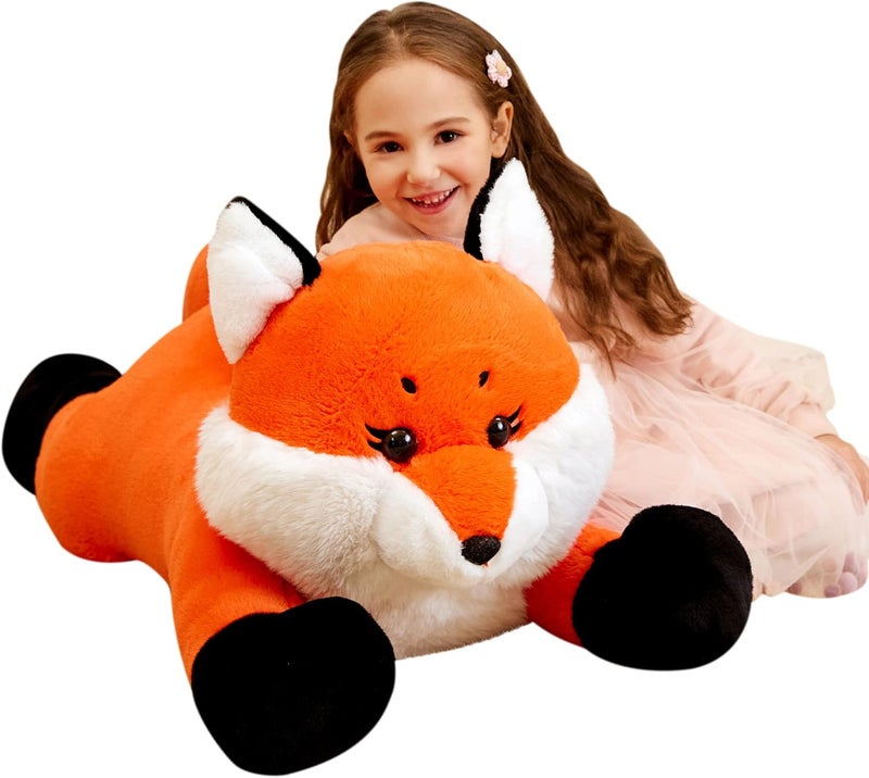 IKASA Giant Fox Stuffed Animal Plush Toy, 30 inches Large Big Jumbo Soft Toys for Kids Girls Boys Girlfriend - Image 1