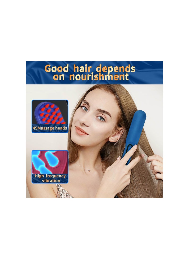 Generic Electric Scalp Massage Brush, Shiatsu Hair Scalp Massager with 49 Heads, Cordless Electric Massager for Scalp & Hair, Portable Massager for Head, Deep Massage At Home for Muscle Relax(1 Pack)(Red)  - Image 3