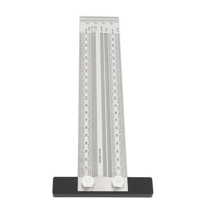 200mm Stainless Steel T Ruler Ultra Accurate Marking Tool For Woodworking And DIY - Image 3