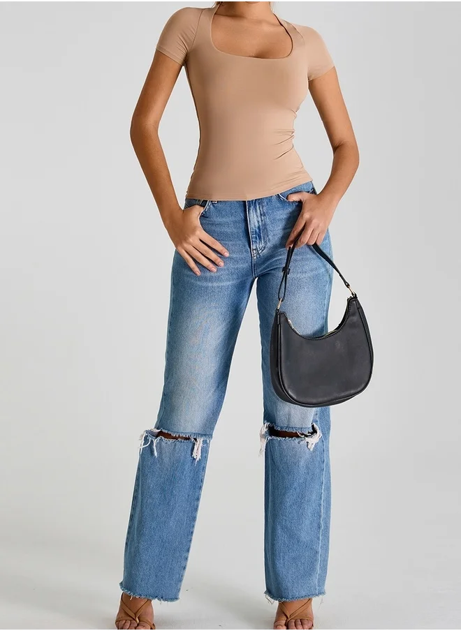 كون.يوغا Womens Short Sleeves Shirt