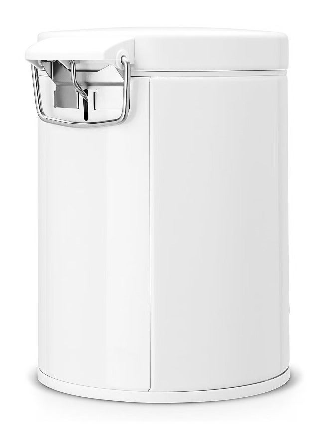 White Plastic Dustbin  - Image 2
