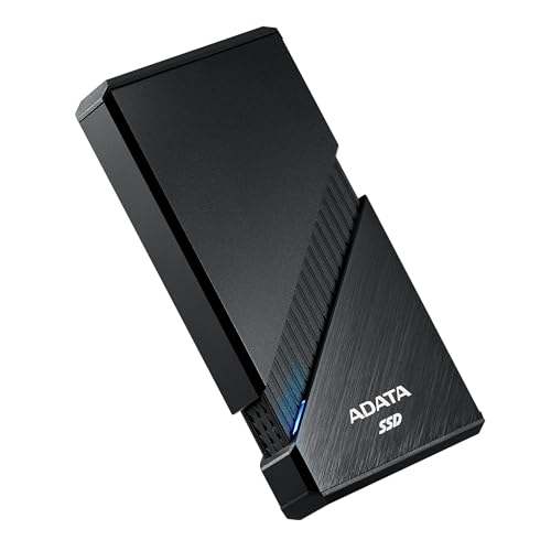ADATA SE920 - 2TB Portable External Solid State Drive (SSD) - USB4 Transmission Interface - Up to 3800/3700MB/s Read/Write Speeds - Creators & Gamers - Cross-Platform Compatible - SE920-2TCBK - Image 2