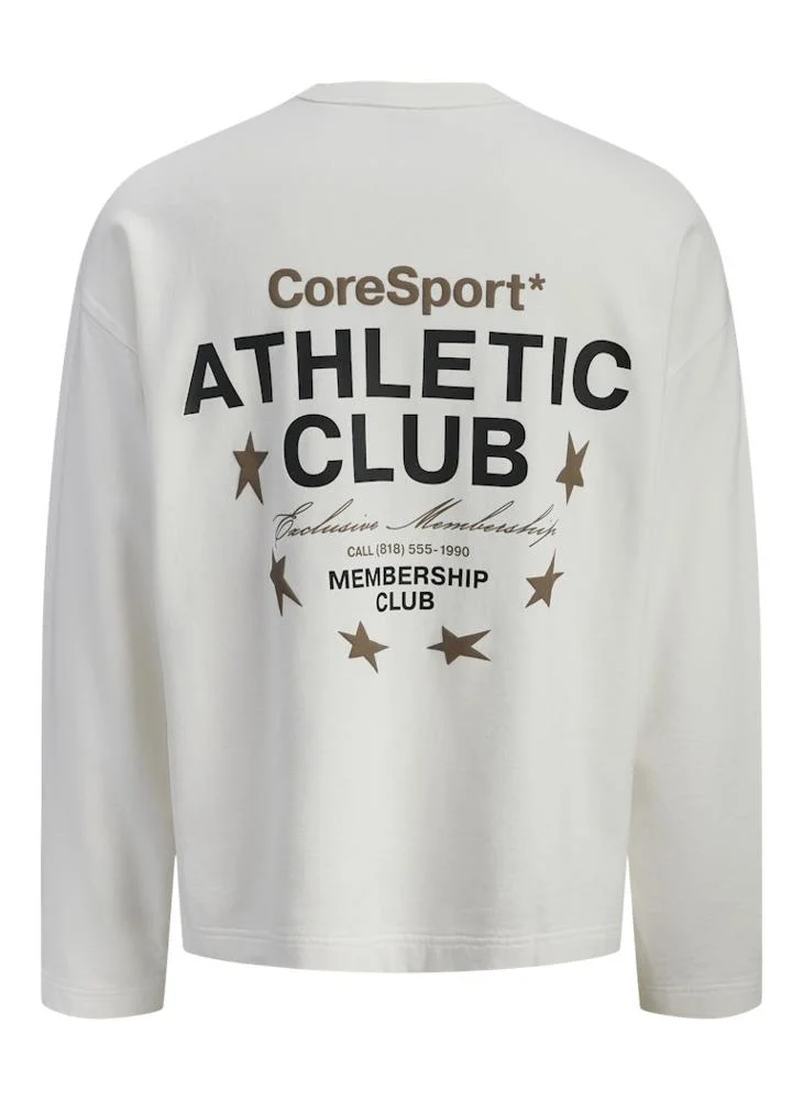 JACK & JONES Graphic Crew Neck Sweatshirt