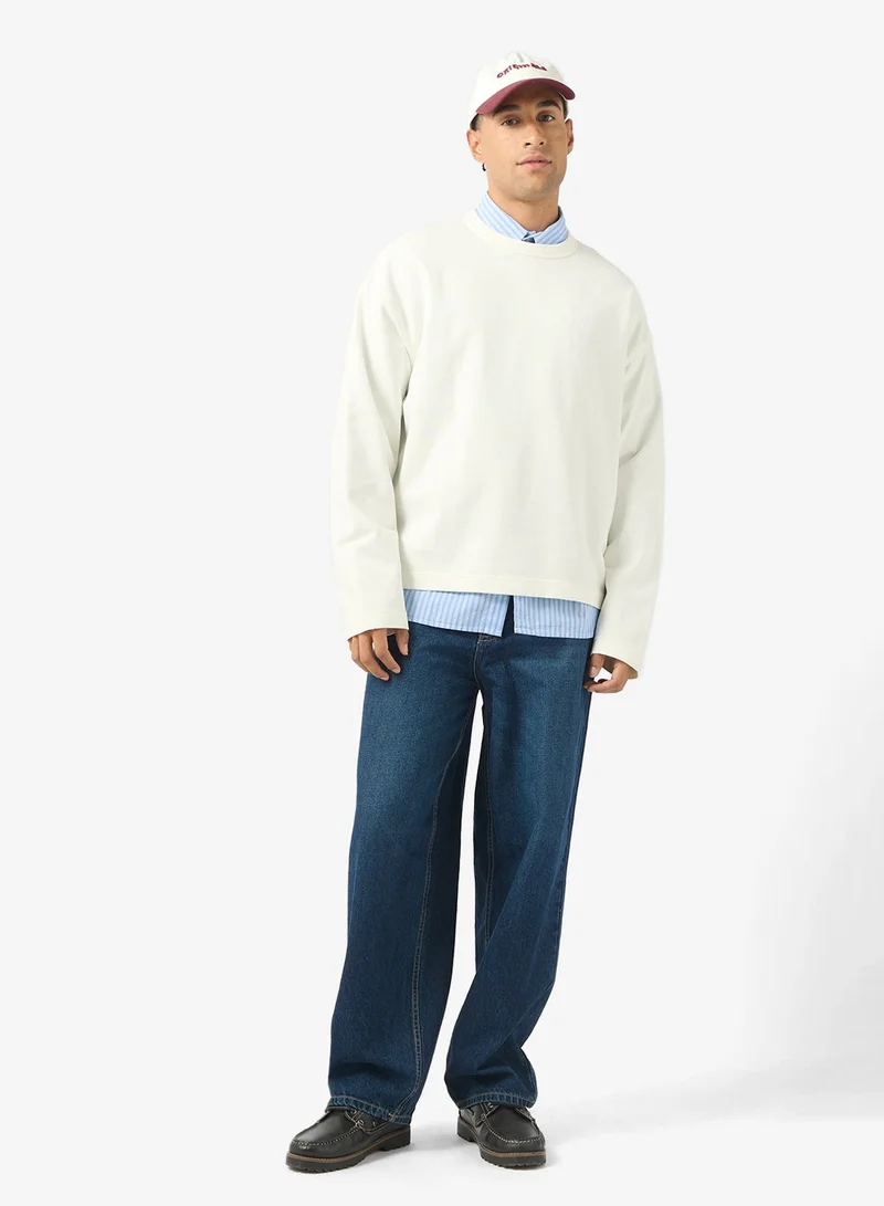 JACK & JONES Graphic Crew Neck Sweater