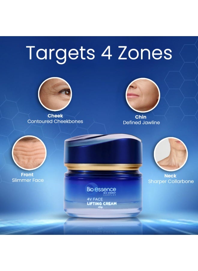 Bio essence Bio-Vlift 4V Face Lifting Cream 45 g & Bio-Vlift Face Lifting Serum 30 ml - Image 4