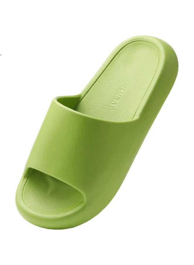 Lurad Slippers For Men, Summer Outdoor Wear, Couples Bathroom Thick-Soled Indoor Sandals, Women'S, Green, 245(37-38) - Image 1