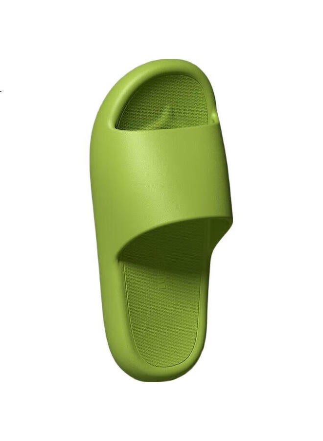 Lurad Slippers For Men, Summer Outdoor Wear, Couples Bathroom Thick-Soled Indoor Sandals, Women'S, Green, 245(37-38) - Image 2