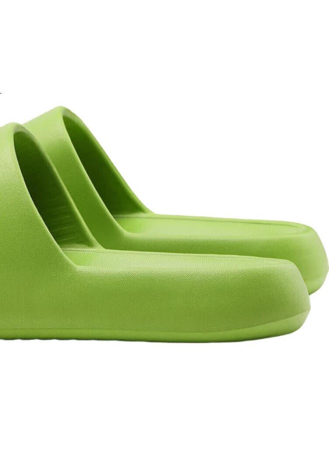 Lurad Slippers For Men, Summer Outdoor Wear, Couples Bathroom Thick-Soled Indoor Sandals, Women'S, Green, 245(37-38) - Image 3