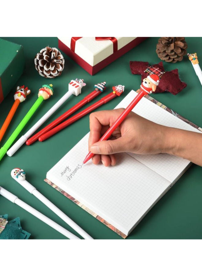 36-Piece Christmas Gel Ballpoint Pens - Color May Vary - Image 3