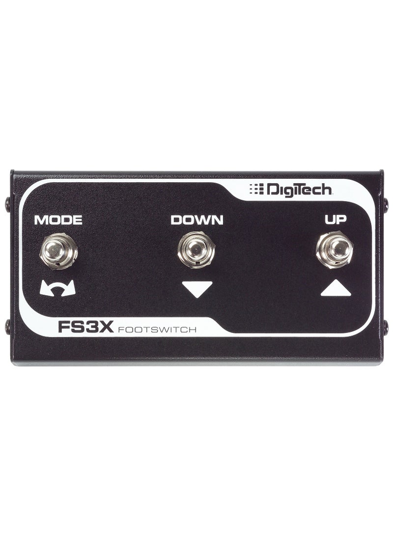 digi-tech DigiTech FS3XV – 3-Button Foot Controller Footswitch | Model & Mode Switching | Loop Selection | Auto Start/Stop & Recording | Pedalboard Ready - Image 1