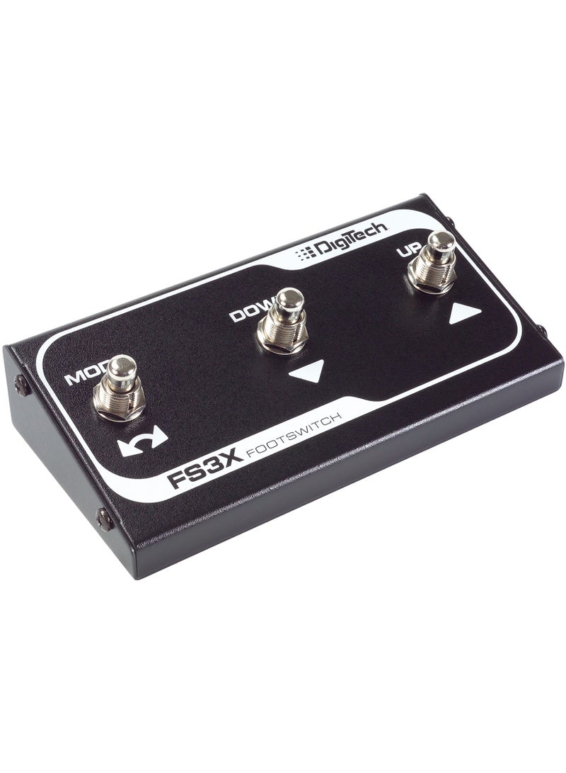 digi-tech DigiTech FS3XV – 3-Button Foot Controller Footswitch | Model & Mode Switching | Loop Selection | Auto Start/Stop & Recording | Pedalboard Ready - Image 2