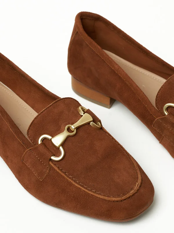 Y.so Women's Flat Moccasins – Solid Slip-On Loafers for Daily Comfort & Style