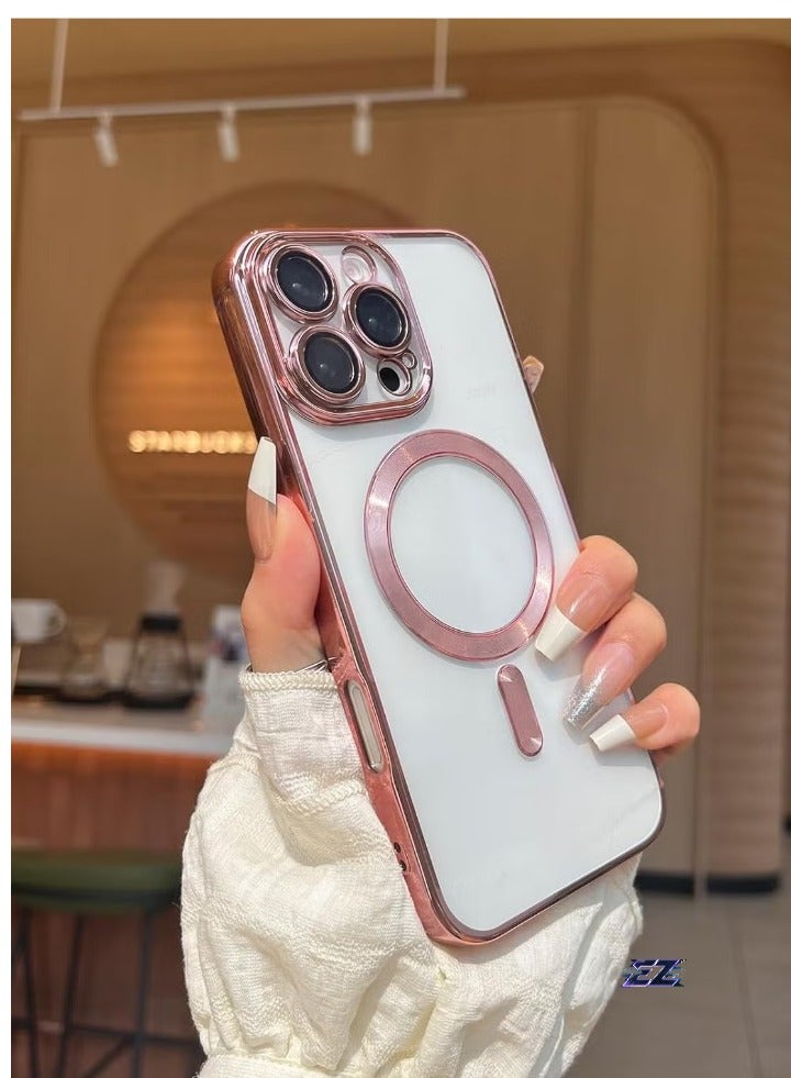 ELTRAZONE iPhone 16 Pro Max Magnetic Case Compatible with Mag-Safe – Built-in Camera Protector, Soft TPU Anti-Scratch Shockproof Slim Clear Case for iPhone 16 Pro Max (6.1 Inch) – Ultra-Protection and Stylish Design - Image 2