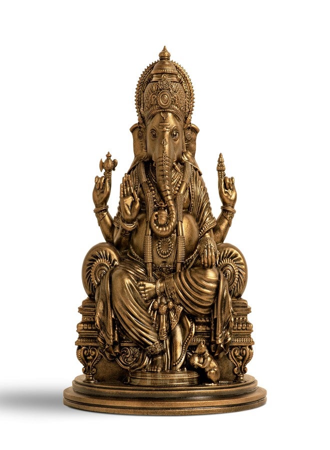 SILAII Lord Ganesha Car Dashboard Idol - 3 Inch | Artistically Crafted Ganesh Murti | Miniature Statue for Car Interior Decor | Ganesha Idols for Home & Office | Decorative Ganesha Idols - Image 1