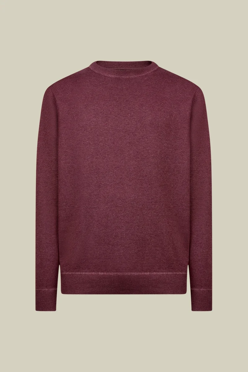 Men's crew neck jumper - Mauve