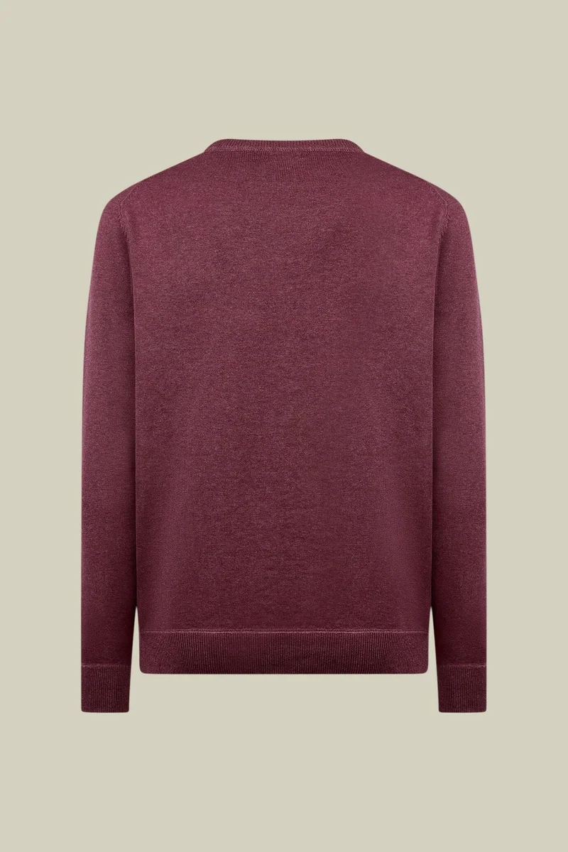 Doppelganger Purple Men's crew neck jumper - Mauve for Men | Best Price UAE