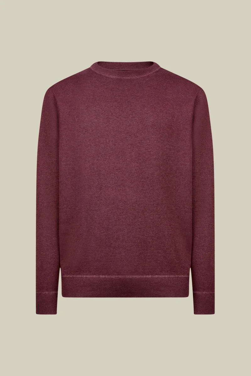 Doppelganger Purple Men's crew neck jumper - Mauve for Men | Best Price UAE