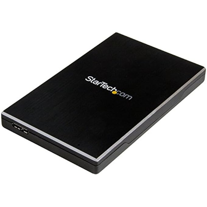 Startech.com .COM USB 3.1 (10 GBPS) GEN 2 EXTERNAL HARD DRIVE ENCLOSURE FOR 2.5” SATA DRIVES - PORTABLE HARD DRIVE ENCLOSURE (S251BMU313) - Image 1