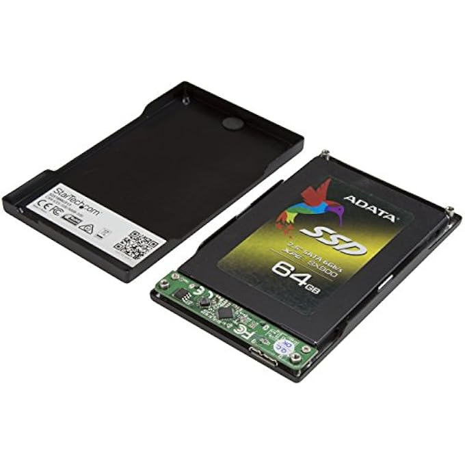 Startech.com .COM USB 3.1 (10 GBPS) GEN 2 EXTERNAL HARD DRIVE ENCLOSURE FOR 2.5” SATA DRIVES - PORTABLE HARD DRIVE ENCLOSURE (S251BMU313) - Image 2
